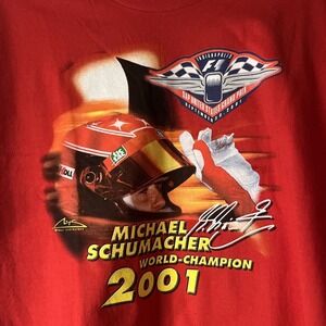 Ferrari Michael Schumacher Formula 1 World Champion PPM Tee T Shirt Size X-Large